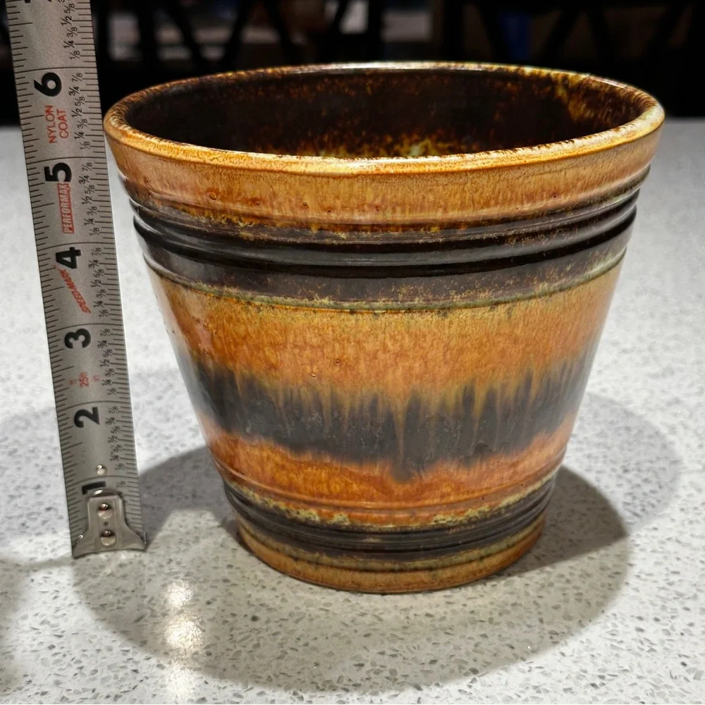 Vintage Italian Mid Century Modern Planter Stamped Italy - Picture 7 of 8